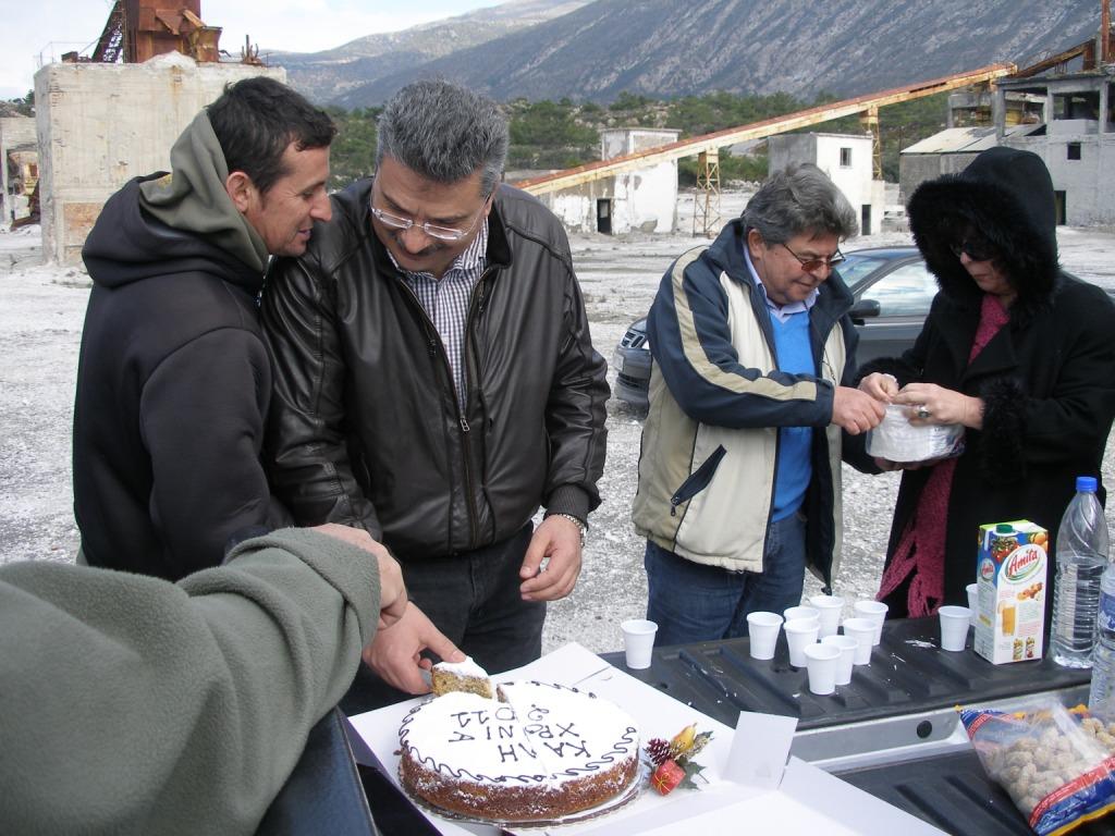Ο πρόεδρος Χ Καραβαράκης
